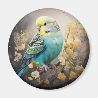 Blue Parakeet Magnet