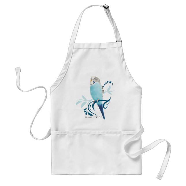 Blue Parakeet Standard Apron (Front)