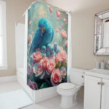 Blue Parrot and Babies
