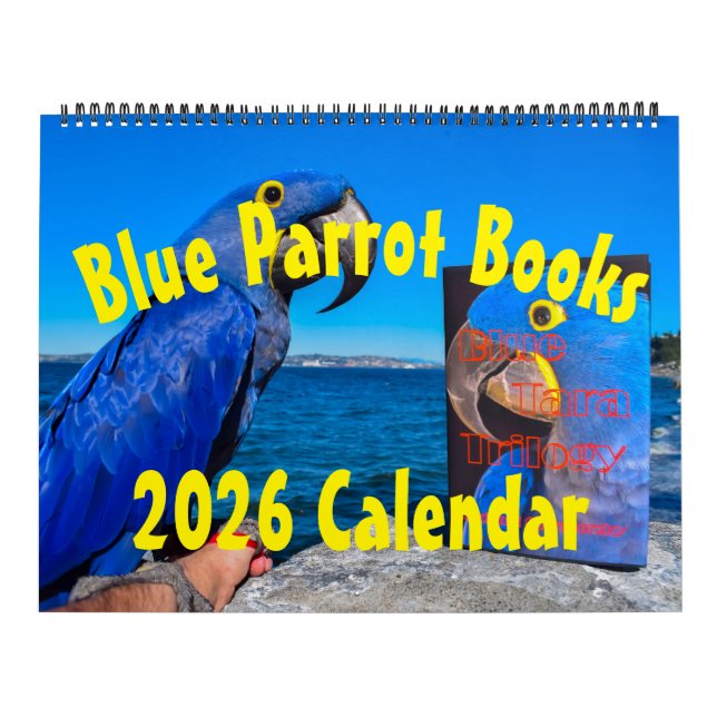 Blue Parrot Books 2026 Calendar (Cover)