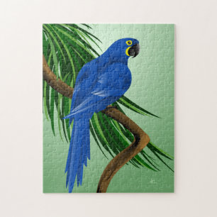 Blue Parrot - Hyacinth Macaws Jigsaw Puzzle