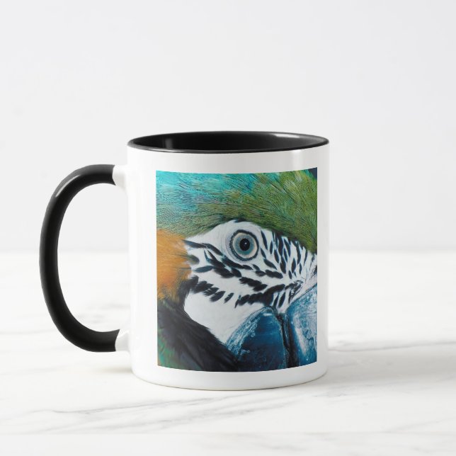 Blue Parrot Mug (Left)