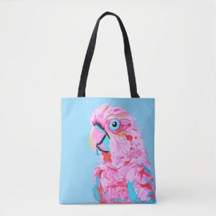 Blue Parrot Tote Bag 