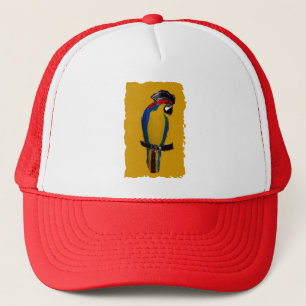 Blue Parrot Trucker Hat