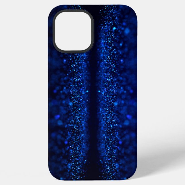 Blue Particles iPhone Case (Back)