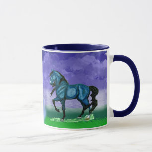 Blue Paso Fino Horse Mug