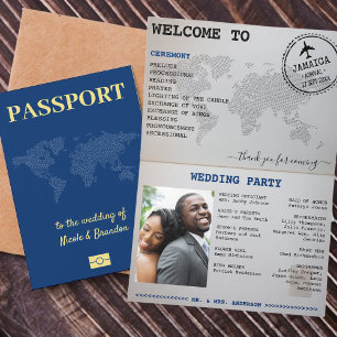 Blue Passport Jamaica Destination Wedding Program