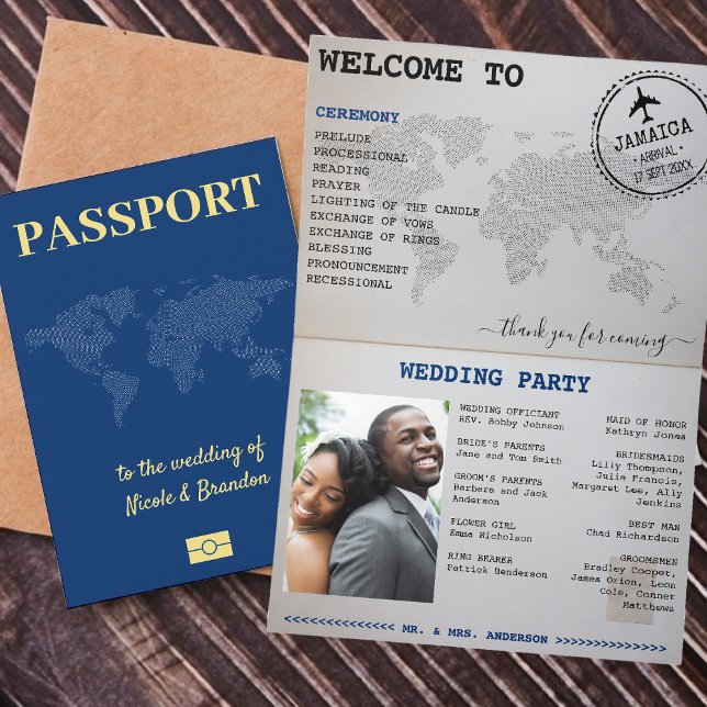 Blue Passport Jamaica Destination Wedding Program (Blue Passport Jamaica Destination Wedding Program
)