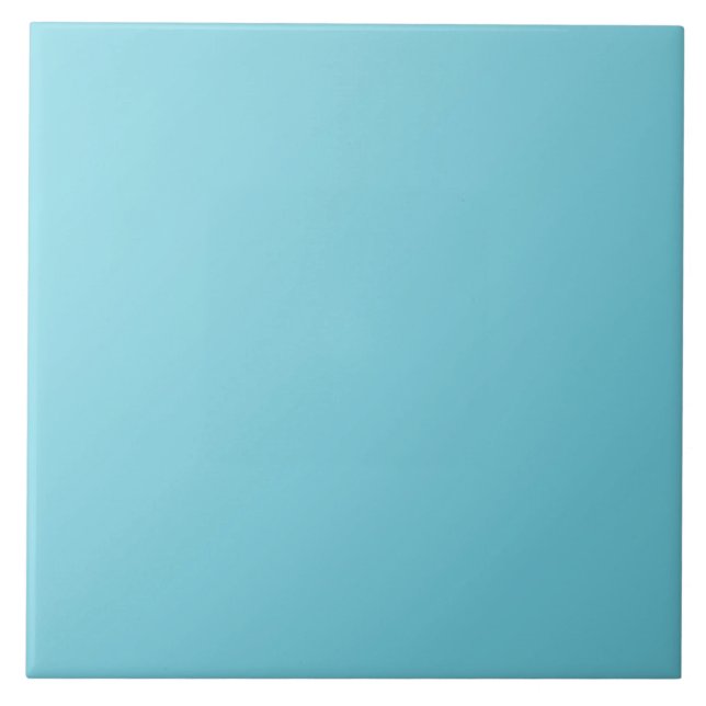 blue pastel ocean ceramic tile (Front)