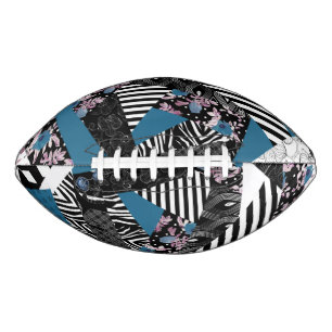 Blue patchwork, popular, patchwork, folk, rustic, football