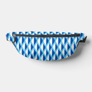 Blue Pattern Fanny Pack