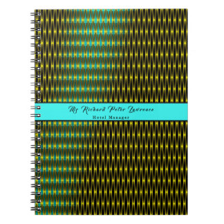 Blue Pattern Notebook