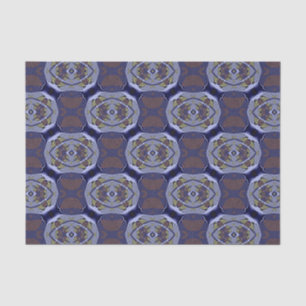 Blue Pattern Tissue Paper