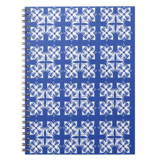Blue patterned Classic notebook