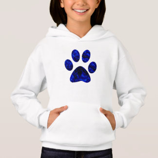 Blue Paw Print