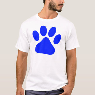 Blue Pawprint T-Shirt