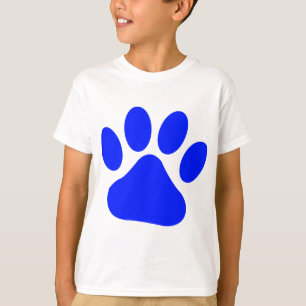 Blue Pawprint T-Shirt