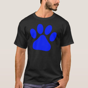 Blue Pawprint T-Shirt