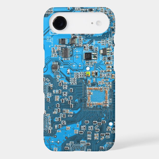 Blue PCB Circuit Board Design for IT Pros Case-Mat (Back)