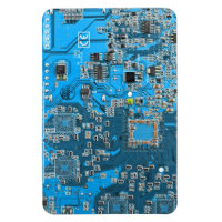 Blue PCB Circuit Board Design for IT Pros