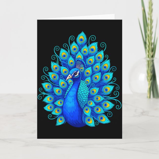 Blue Pea  Card (Front)