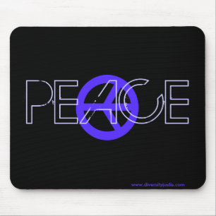 Blue Peace Mousepad