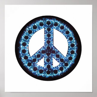 blue peace poster