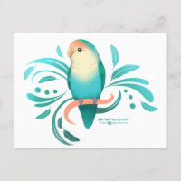Blue Peach Faced Lovebird