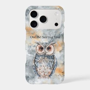 Blue Peach Owl Be Seeing You