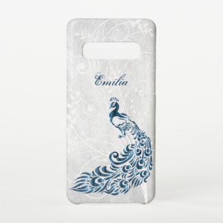 Blue Peacock Personalised Samsung Galaxy Case