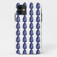 Blue Pear Pattern