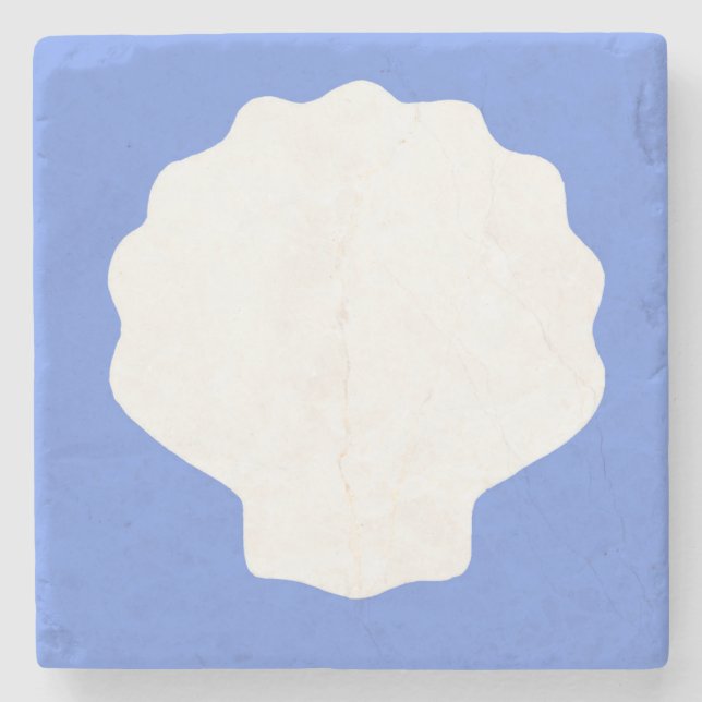 Blue Pearl Stone Coaster (Front)