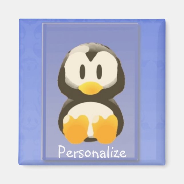 Blue Penguin Magnet (Front)