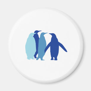 Blue Penguins Magnet