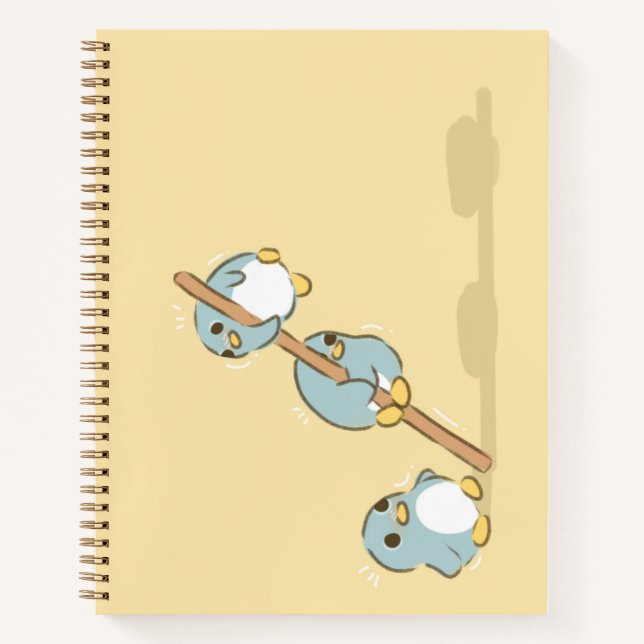 Blue penguins notebook (Front)