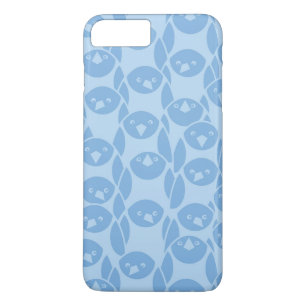 Blue penguins pattern background iPhone 8 plus/7 plus case