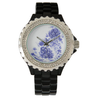 Blue Peony Watch