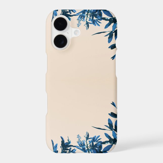 Blue Pepper Tree Leaves iPhone 11 Case (Back)