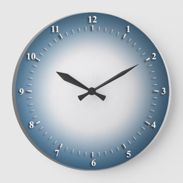 Blue Perimeter Wall Clock (Front)