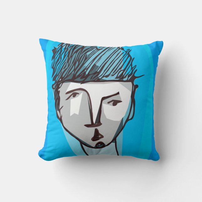 blue period pillow (Front)