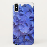 Blue periwinkle elegant floral hydrangeas
