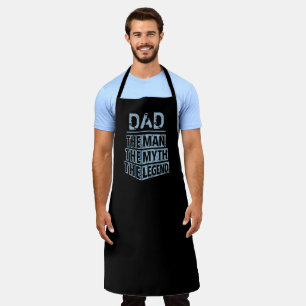 Blue Personalised Name The Man The Myth The Legend Apron