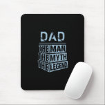 Blue Personalised Name The Man The Myth The Legend Mouse Pad<br><div class="desc">Personalised your own name,  "the Man the Myth the Legend" typography design in black and blue,  great custom gift for men,  dad,  grandpa,  husband,  boyfriend on father's day,  birthday,  anniversary,  and any special day.</div>