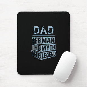 Blue Personalised Name The Man The Myth The Legend Mouse Pad