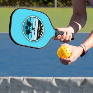 Blue Personalised Pickleball Paddle