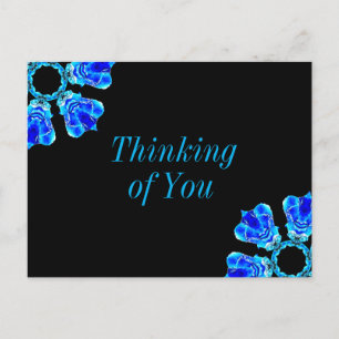 Blue Petals Postcard