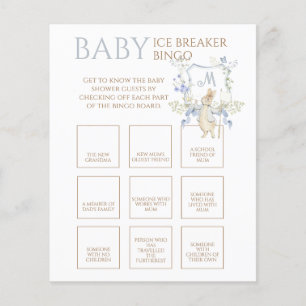 Blue Peter the Rabbit Baby Ice Breaker Bingo Game