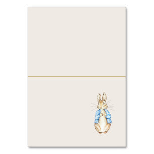 Blue Peter the Rabbit Baby Shower Place Card
