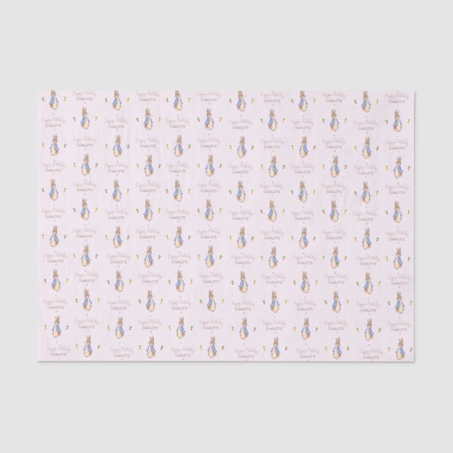 Blue Peter the Rabbit Tissue Paper (Front)