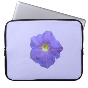Blue Petunia Laptop Bag